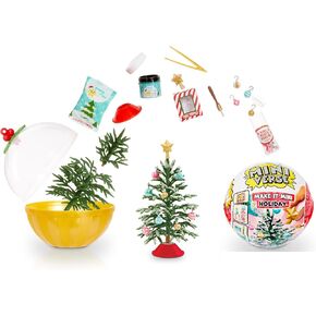 مقتنيات صغيرة من سلسلة MGA's Miniverse Make It Mini Holiday - موسمية، تغليف أعمى لعطلة عيد الميلاد الوطنية لامبون، DIY، لعب الراتنج، طبق الأصل من الطعام، غير صالح للأكل، جامعي، 8+