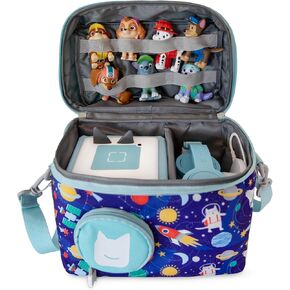 Tonies Listen & Go Travel Bag - Secure Protection for your Toniebox, Headphones, Charging Station, and 7 Characters - Stargazing