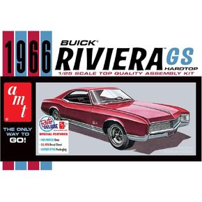 AMT - 1966 Buick Riviera GS Hardtop, 1:25 Scale, Skill Level 2