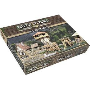 Battle Systems – Modular Fantasy Scenery – Perfect for Roleplaying and Wargames - Multi Level Tabletop Terrain for 28mm Miniatures – Colour Printed Model Diorama – DnD Warhammer (Wizards Tower)