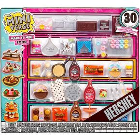 MGA's Miniverse Make It Mini Food Hershey Multipack Mini Collectibles, DIY, Resin Play, Replica Food, NOT Edible, Collectors, 8+