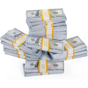 800 Pieces Prop Money Play Money Set Game Money for Kids Board Games Education Learning, Prank Teaching and Parties