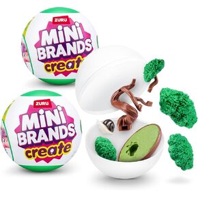 Mini Brands Create Garden Capsule (2 Pack) by ZURU, Mini Botanical Collectibles, Mystery Blind Packaging, DIY, Collectors in Saudi Arabia