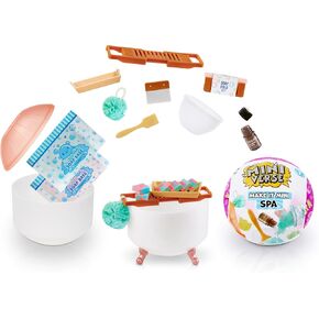 MGA's Miniverse Make It Mini Spa، مقتنيات صغيرة، تغليف غامض غامض، DIY، يعمل حقًا، منتجات سبا حقيقية، غير صالحة للأكل، جامعي، 8+