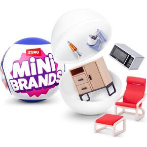 Mini Brands Home Capsule (2 Pack) by ZURU, Surprise Home with Collectible Minis, Blind Packaging, Home Themed Collectibles