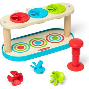 Melissa & Doug Match & Push Spinning Tops Developmental Skills Toy for Girls and Boys 2+ - FSC Certified