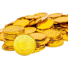 100 Pcs Plastic Gold Coins Bulk,Pirate Gold Coins for Treasure Hunt Games,Party Decorations,Pirate Games,Parade,Rewards,Novelty Party Favors