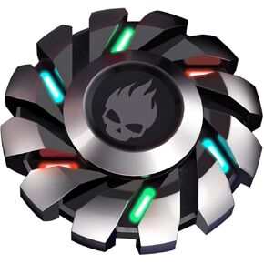 Metal Fidget Spinner High Speed and Silence Colorful Glowing, Cool Mechanical Gear Spinner, Anti-Anxiety and Stress Release for Kids and Adults