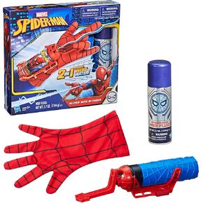 Marvel Spider-Man Real Webs Ultimate Web Blaster, 2-in-1 Blaster, Kids Halloween Costume, Super Hero Toys, Ages 5+