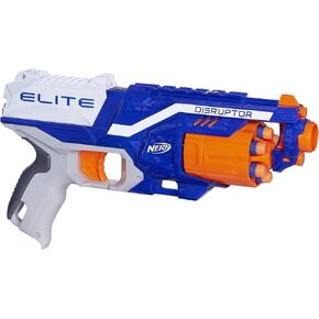 NERF Elite Disruptor Dynamic Green Dart Blaster, Rotating Drum, Slam Fire, Outdoor Toys, Easter Gifts for Kids, Ages 8+ (Amazon Exclusive)
