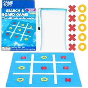 DGO Diving Tic Tac Toe Strategic Board Game for Kids and Family, Underwater Search and Find Board Game, Summer Party Favors, Classic Educational Toys Gifts for Boys & Girls Ages 6, 7, 8, 9 & Up