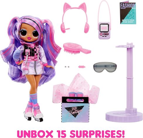 دمية LOL Surprise OMG Ace Fashion مع 15 مفاجأة بما في ذلك الأزياء والإكسسوارات التي تحمل طابع الألعاب - هدية رائعة للأطفال بعمر 4 سنوات فما فوق in Saudi Arabia