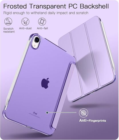 TiMOVO Case for iPad mini 7 A17 Pro 8.3" & mini 6th Gen - Taro Purple in Kuwait