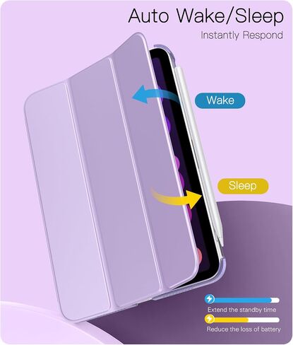 TiMOVO Case for iPad mini 7 A17 Pro 8.3" & mini 6th Gen - Taro Purple in Kuwait