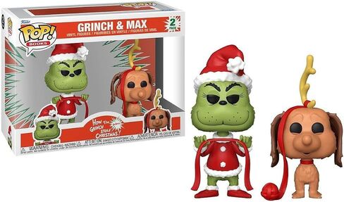 Funko Pop! Books: How The Grinch Stole Christmas - Grinch and Max, 2-Pack in Saudi Arabia
