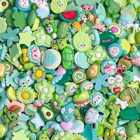 Kawaii Nail Charms, 10 Pcs Slime Charms Bulk, Candy Charms for Acrylic Nails, Cute Flatback Resin Charms for DIY Crafts Making, Ornament Scrapbooking(Orange2) in Saudi Arabia