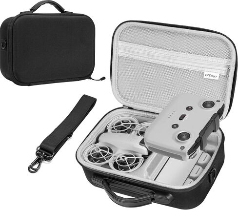 FPVtosky Neo Carrying Case Drone Portable bag for DJI Neo Fly More Combo Compact Bag for DJI Neo with RC-N3 Storage Drone Accessories Black in Saudi Arabia