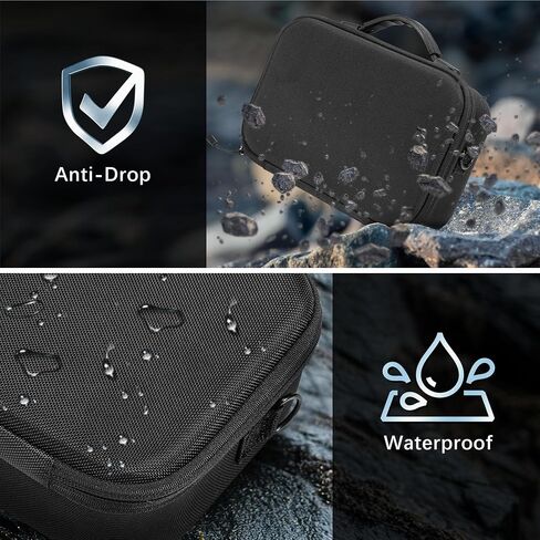 FPVtosky Neo Carrying Case Drone Portable bag for DJI Neo Fly More Combo Compact Bag for DJI Neo with RC-N3 Storage Drone Accessories Black in Saudi Arabia
