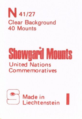 Stamp Mounts Black Background Precut Size E 22 x 25mm 400 Mounts in Kuwait