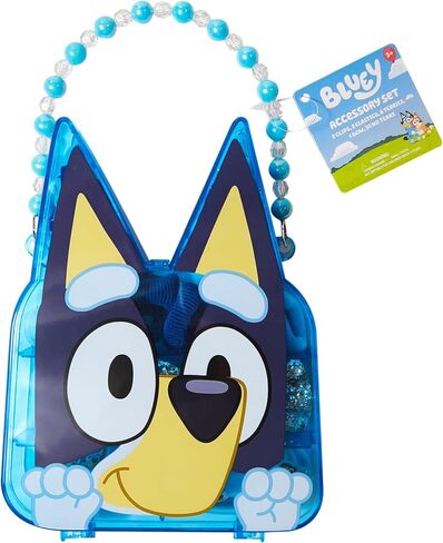 LUV HER Bluey Hair Accessory Case for Girls with Hair Clips, Elastics, Bow, and Terries, Ages 3+ in Saudi Arabia