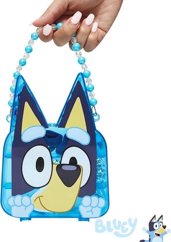 LUV HER Bluey Hair Accessory Case for Girls with Hair Clips, Elastics, Bow, and Terries, Ages 3+ in Saudi Arabia