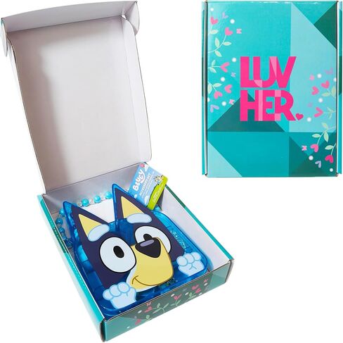 LUV HER Bluey Hair Accessory Case for Girls with Hair Clips, Elastics, Bow, and Terries, Ages 3+ in Saudi Arabia