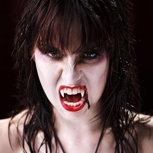 vovea أنياب أسنان مصاصي الدماء، أسنان وهمية أنياب مصاصي الدماء واقعية ملحقات تنكرية للنساء والرجال الدعائم التنكرية لحفلات الهالوين، 3 أزواج 3 أحجام مع مادة لاصقة لمدة 145+ شهرًا in Kuwait