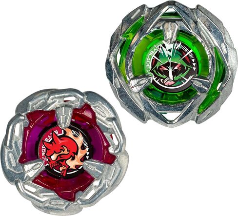 BEYBLADE X Chain Incendio 5-60HT and Arrow Wizard 4-60N Dual Pack Set with 2 Right-Spinning Tops; Battling Top Toys for 8 Year Old Boys and Girls in Saudi Arabia