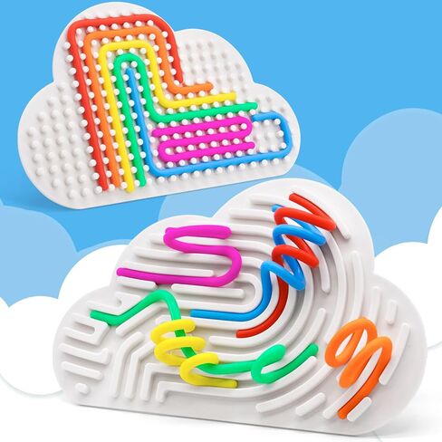 Christmas Stocking Stuffers for Kids Gifts: Fidget Toys Adults Toddlers Sensory Activity Board - ADHD Calming Autism Toy Birthday Xmas Gift for 3 4 5 6 7 8 Years Old Boys Girls Teenagers in Saudi Arabia