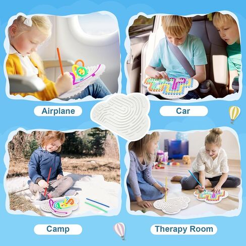 Christmas Stocking Stuffers for Kids Gifts: Fidget Toys Adults Toddlers Sensory Activity Board - ADHD Calming Autism Toy Birthday Xmas Gift for 3 4 5 6 7 8 Years Old Boys Girls Teenagers in Saudi Arabia