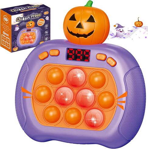 Pop Game - Light Up Fidget Toy for Kids & Adults, Quick Push Fast Push Sensory Toys for Kids 5-7 & 8-12, Handheld Relaxing Stress Relief Game for Autism, ADHD - Fun Fidget Toys for Adults & Children in Saudi Arabia