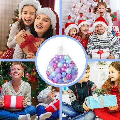 GOGOSO Star Ball Pit Balls for Ball Pit, Crush-Proof BPA Free Colorful Play Plastic Balls for Kids Toddler Christmas Party Decor Giant Friendship Bracelet Banner in Kuwait
