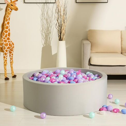 GOGOSO Star Ball Pit Balls for Ball Pit, Crush-Proof BPA Free Colorful Play Plastic Balls for Kids Toddler Christmas Party Decor Giant Friendship Bracelet Banner in Kuwait