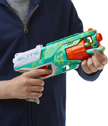 NERF Elite Disruptor Dynamic Green Dart Blaster in Saudi Arabia
