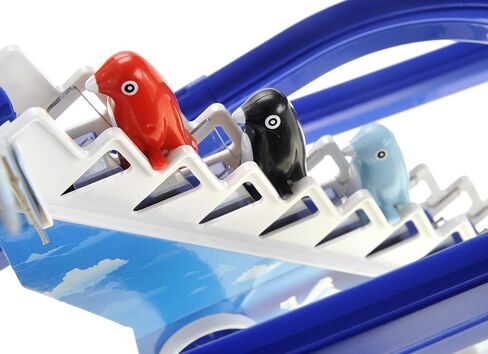 PowerTRC 13" Penguin Slide Play Set, Jolly Penguin Race Stair Climbing Sliding Track Toy Set for Kids Toddlers in Kuwait