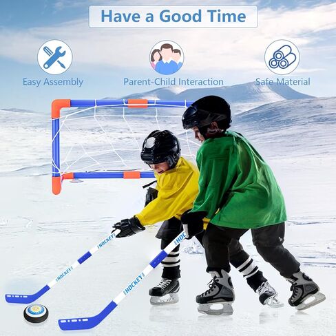 مجموعة هوكي هوكي للأطفال، كرة هوكي عائمة بالهواء قابلة لإعادة الشحن، ألعاب رياضية داخلية وخارجية للأطفال، هدايا عيد الميلاد in Kuwait