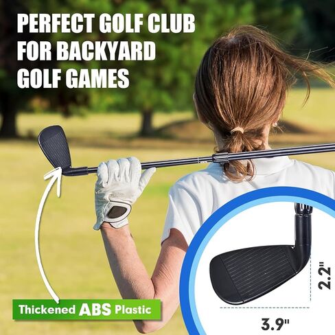 Golf Chipping Game Club Retractable, Plastic Golf Game Club Metal Shaft in Kuwait