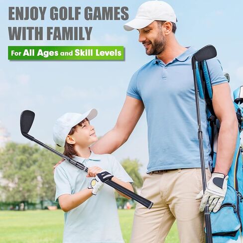 Golf Chipping Game Club Retractable, Plastic Golf Game Club Metal Shaft in Kuwait