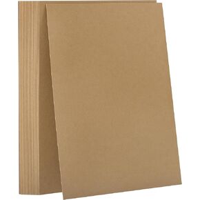 10 Pcs Chipboard (50PT) - 5" x 7" Gray Thick Kraft Board,Book Board,Binders Board,Designer Bookboard for Scrapbooking, Crafts & Product Backing PAP15GY5010