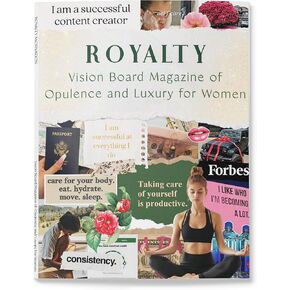 Royalty Vision Board Magazine of Opulence and Luxury for Women