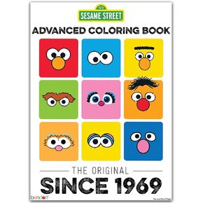 Sesame Street Advanced Coloring Book