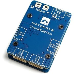 Matek CANPDB-4A 6V-55V Input (2S-12S) CAN Power Distribution Board PDB with 5X CAN-H/CAN-L for FPV Carbon Fiber FPV Racing Drone Quad Quadcopter Frame