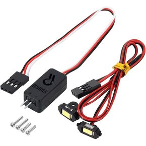 INJORA M1.4 Rock Lights Kit with Controller for 1/24 RC Crawler Upgrade(4 Lights)