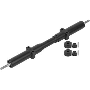 1/10 RC Wheel Axle, 6.6in RC Trailer Rear Axle, Metal Unpowered RC Car Rear Axle for 1/10 RC Tractor Truck Tank Trailer Flatbed Trailer Rear Axle
