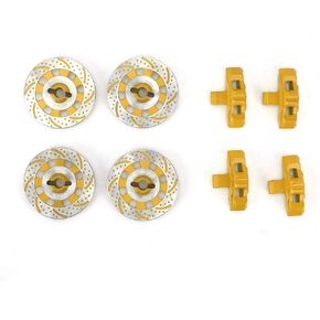 Life 1/7 RC Car Aluminum Alloy Wheel Brake Disc, RC Upgrade Part Fit for TRAXXAS Unlimited Desert Racer UDR