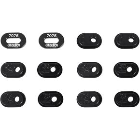 Chain Tension Adjuster Set Chain Adjustment 7075 Aluminum for RC Motorcycle Promoto-MX 1/4 Promoto MX RC Dirt Bike-Black