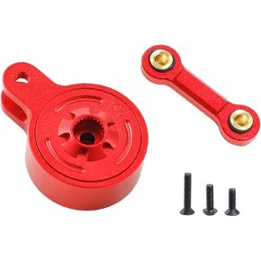 Arrma 1/10 4WD 3s 4s Universal Servo Saver Arm, Fixed Link Steering Servo saver, You can choose between 23T or 25T (23T Red)