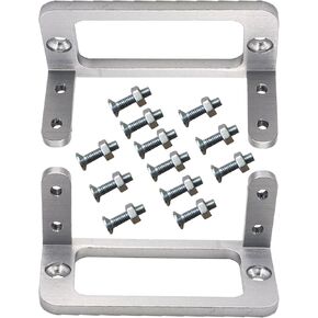 2 Sets RC Servo Mount Bracket Aluminum Alloy Servo Seat for Futaba S3003 Rudder Frame Servo RC Boat Ship Car