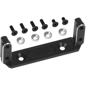 RC Axle Servo Mount 1/10 rc Crawler Capra Axle Servo Mount CNC Aluminum Front Axle Servo Mount for 1/10 rc Crawler UTB10 Capra Upgrades Accessories (Capra Front axle servo Mount Black)