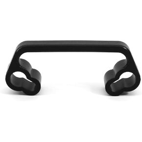 RC Car Silicone Rear Bumper Rear Plate Mounting Handle Holder Grip for Tamiya1/10 RC Car TT02 TT01 Upgrade Accessories Black